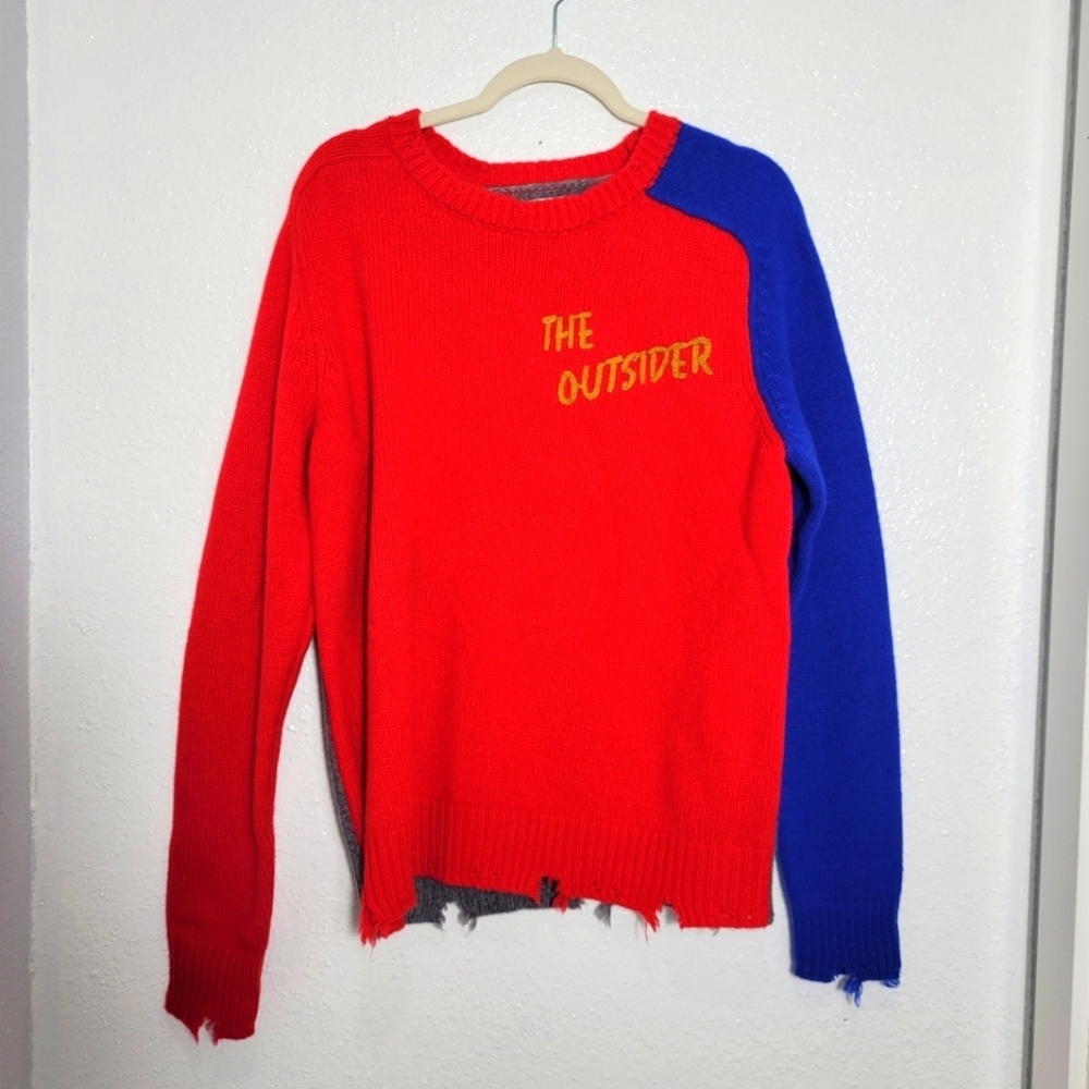 Free People Sandrine Rose The Outsider Oversized  Cashmere Blend Sweater